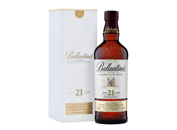 杭州百龄坛威士忌回收百龄坛21年苏格兰威士忌40°Ballantine's进口洋酒700ml