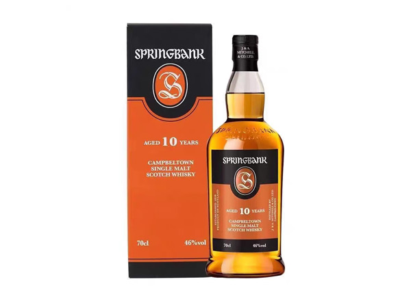 杭州收购云顶10年威士忌SpringBank云顶10年700ml回收洋酒行货