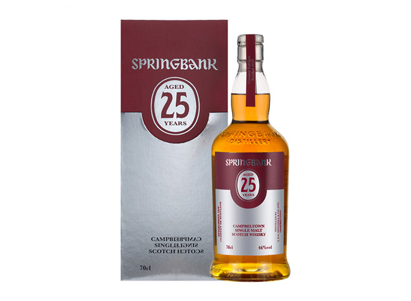 杭州云顶25年回收云顶威士忌SpringBank 46度坎贝尔镇苏格兰单一麦芽700m进口洋酒威士忌