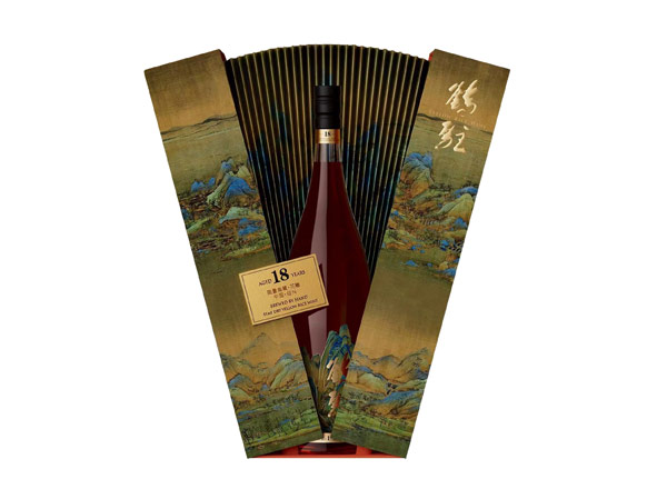 杭州鹤驻18年黄酒回收鹤驻新花雕18年珍藏版千里江山图