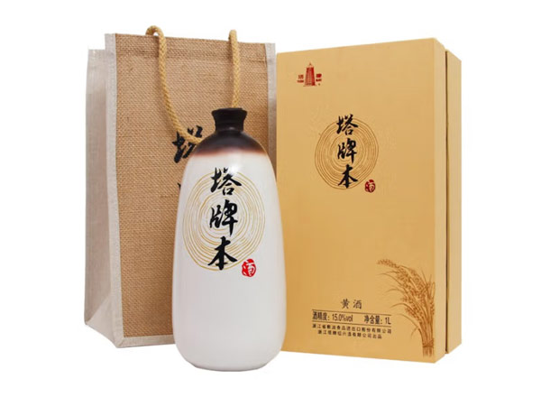 杭州塔牌黄酒回收塔牌本酒500ml/1000ml绍兴黄酒花雕酒礼盒