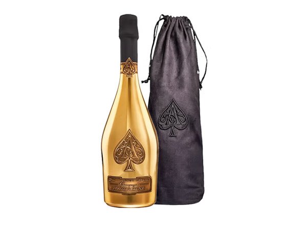 杭州黑桃A香槟回收黑桃A黄金香槟金色瓶Armand de Brignac Brut