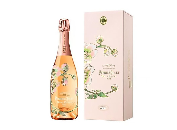 杭州回收巴黎之花美丽时光桃红年份香槟礼盒装Perrier-Jouët Belle Epoque Rosé