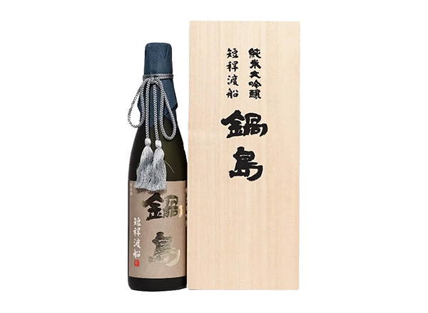 杭州锅岛清酒回收锅岛短杆渡船纯米大吟酿40%精米步合日本清酒