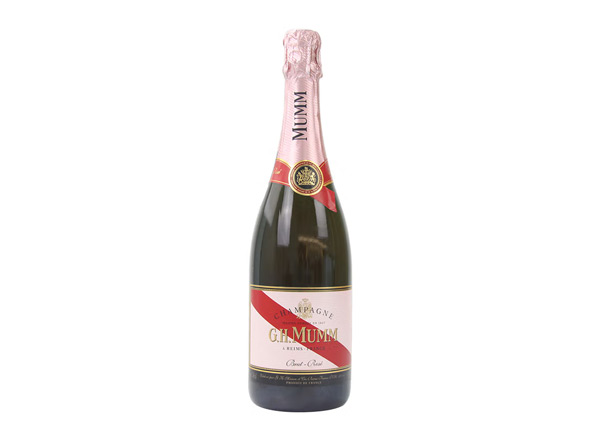杭州回收​玛姆红带香槟老款桃红玫瑰粉红玛姆香槟酒G.H. Mumm Brut Rose